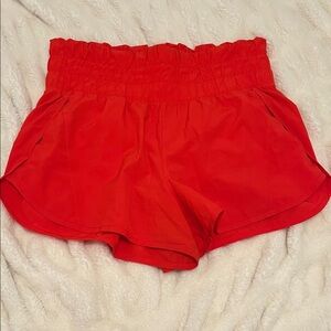 Avia High Waist Red Women's Shorts